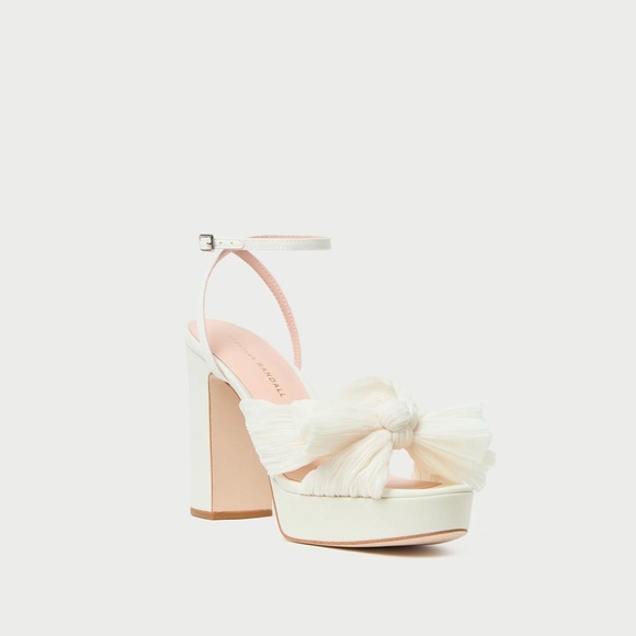 Loeffler Randall Natalia Pearl Platform Bow Heel size 9 - Picture 2 of 9